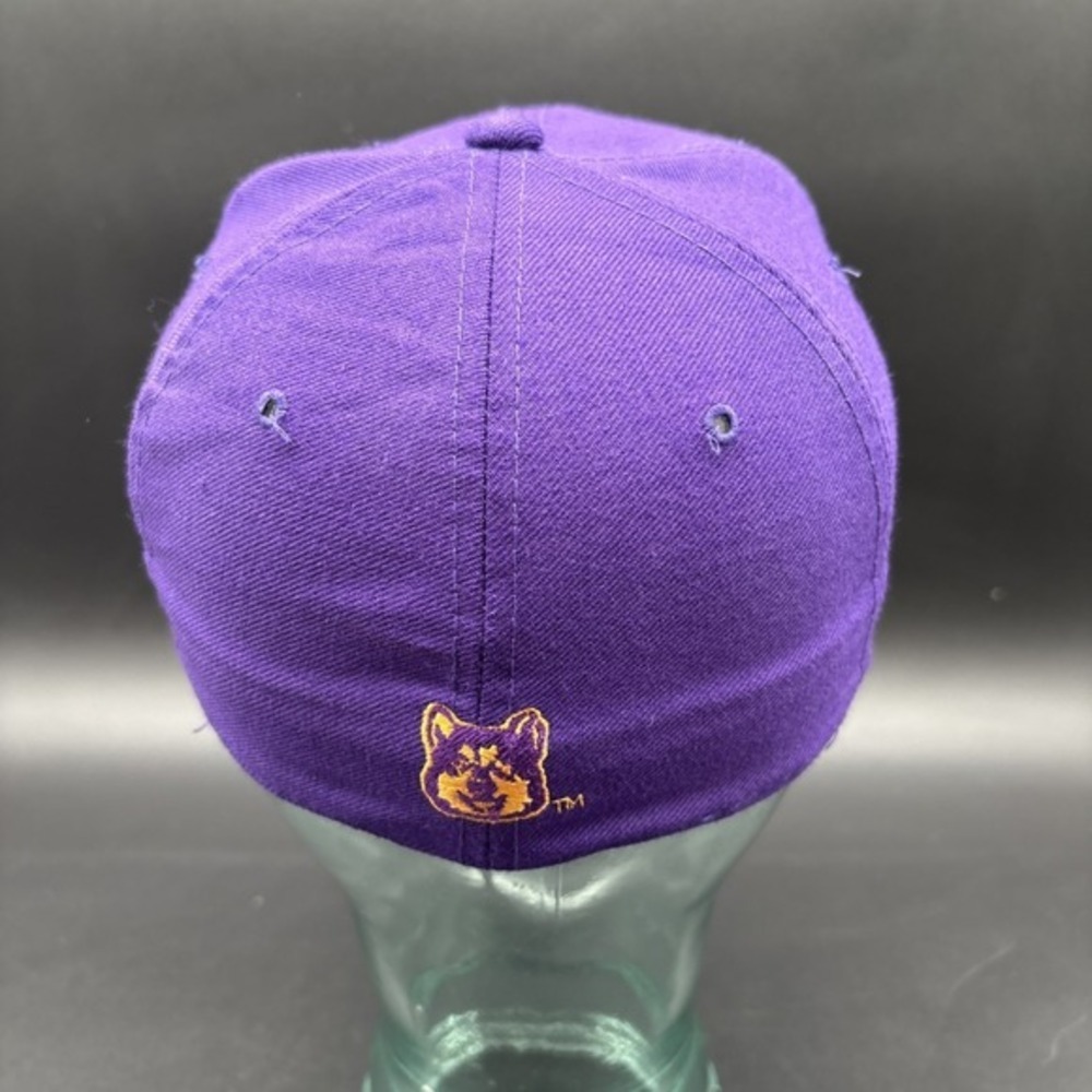 Washington Huskies New Era Pro Model Fitted Hat Size 7‎ Purple Gold Vintage - Picture 5 of 11